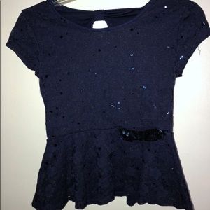 Glittery top